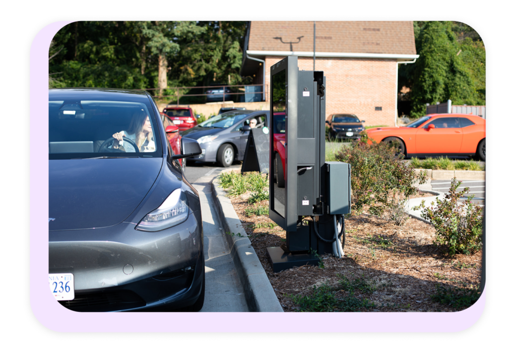 drive-thru line