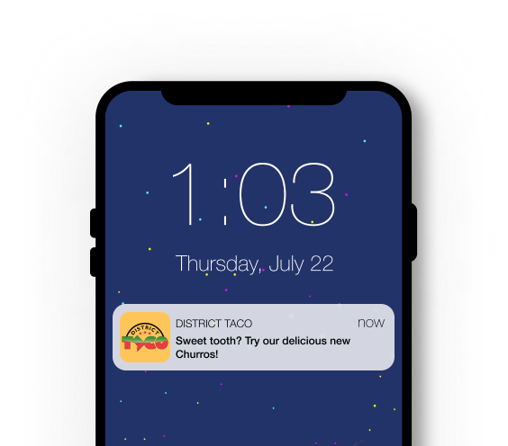 flybuy notify district taco